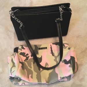 Miche Devyn Pink Camo Shell & Black Base Shoulder Bag